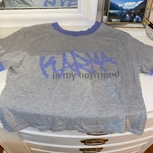Taylor swift karma ringer tee